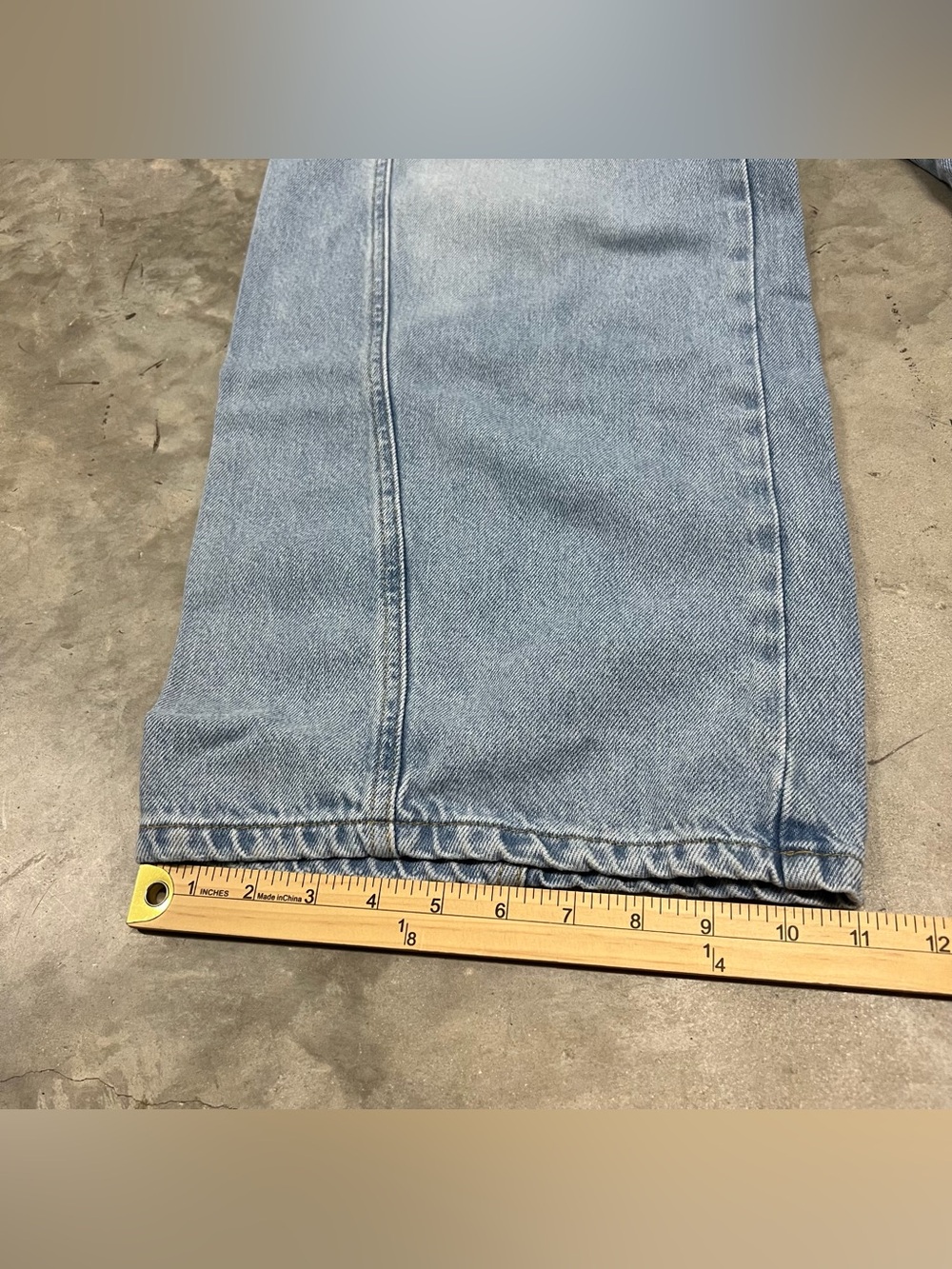 PILCRO The Adi Knit Jeans Women's Size 30x29 Blue Mid Anthropologie Wide Leg - Picture 5 of 11